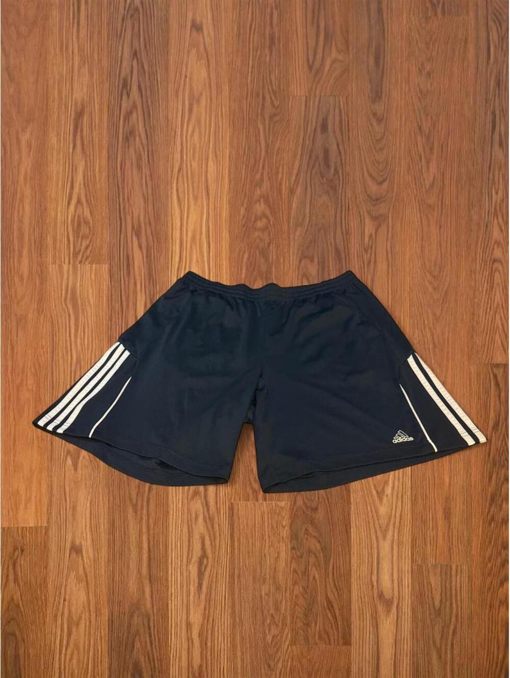 Adidas Men's Navy and Black Shorts